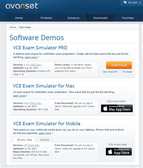 VCE Software .